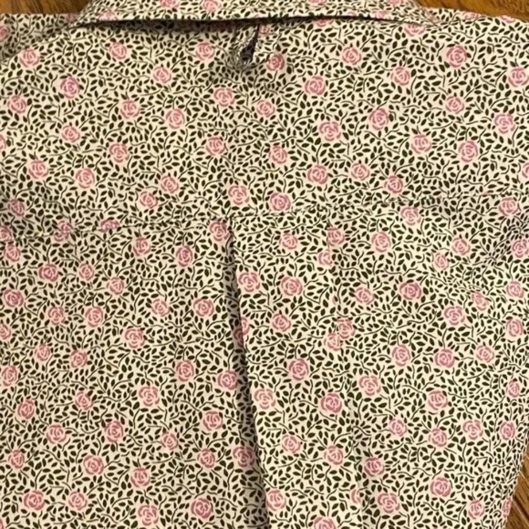 Ann Mashburn Boyfriend Shirt Size M EUC Liberty Print! - Picture 5 of 5